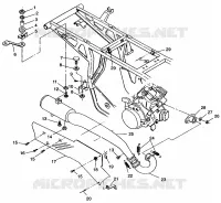 ABGASSYSTEM Sportsman 4x4 W968040 (4935943594A012)