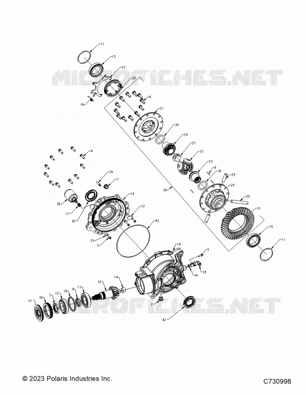 ANTRIEB, REAR GEARCASE INTERNALS