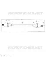 ANTRIEB, FRONT HALF SHAFT (IF BUILT 10/19/15 AND BEFORE)