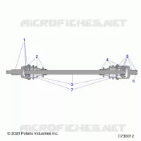 ANTRIEB, FRONT HALF SHAFT