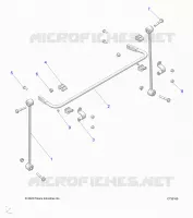 SUSPENSION, FRONT STABILISATORSTANGE