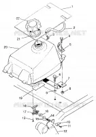 TANK ASSEMBLY SWEDISH 4x4 400L S948140 (4926912691A013)