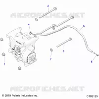 ANTRIEB, GEARCASE MOUNTING, REAR