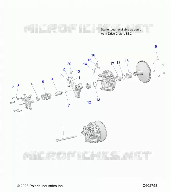 ANTRIEB, CLUTCH, PRIMARY