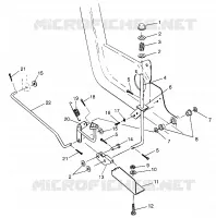 FOOT PEDAL   BREMSE NORWEGIAN BIG BOSS 6X6 400L N97AE38D (4940814081D01A)