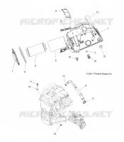 MOTOR, LUFTEINLASS