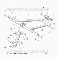 SUSPENSION, FRONT DREHMOMENTARM