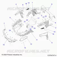 KAROSSERIE HINTEN RACK AND FENDERS