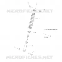 FRONT SUSPENSION SCHOCK MOUNTING