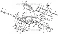 FRONT Drehmomentarm