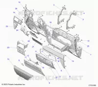 INSTRUMENTENTAFEL, LOWER