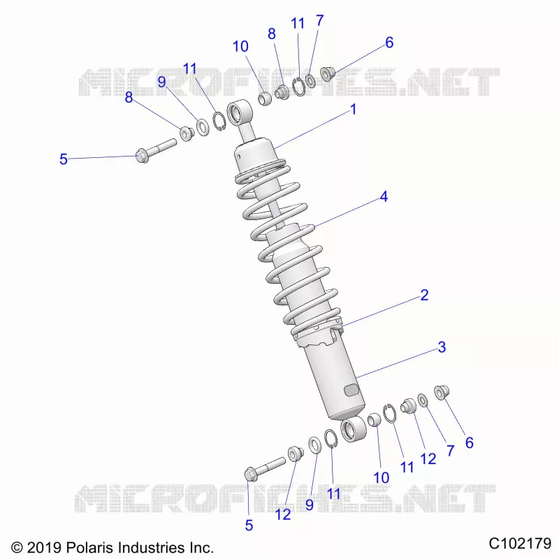 SUSPENSION, FRONT SHOCK MOUNTING