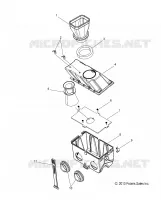MOTOR, LUFTFILTERKASTEN 