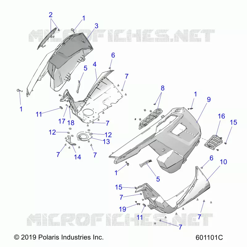 BODY, FENDERS & SIDE PANELS