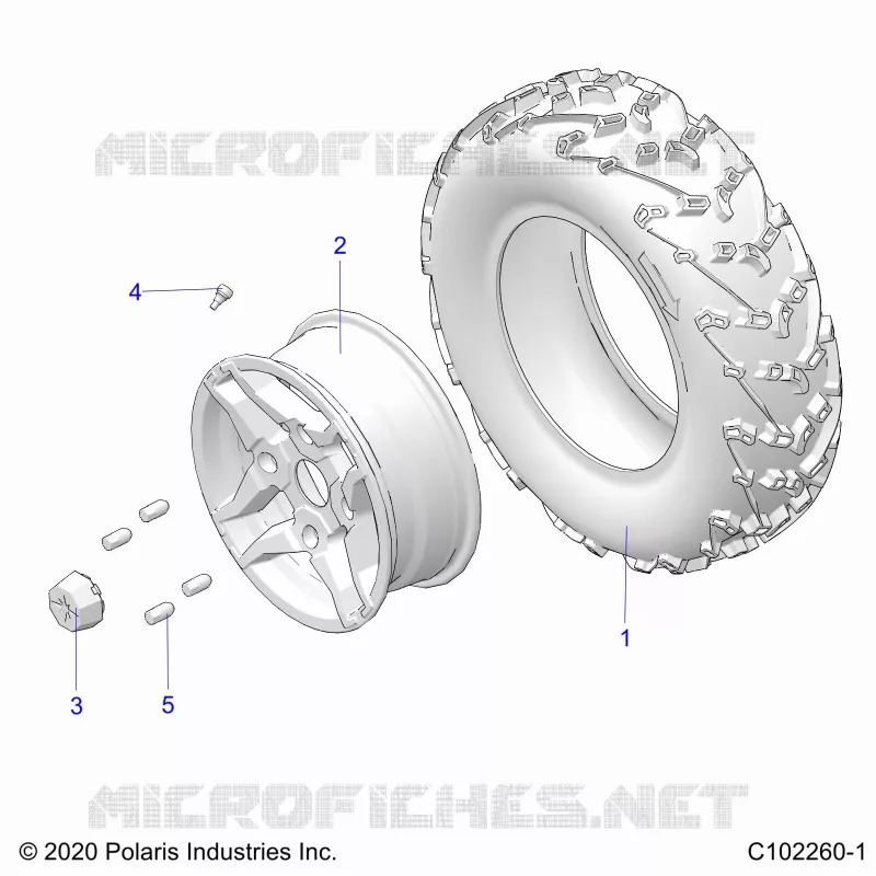 RADS, FRONT TIRE
