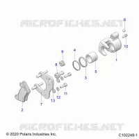 BRAKES, BRAKE BREMSZANGE VORNE (FROM 8/16/2021)