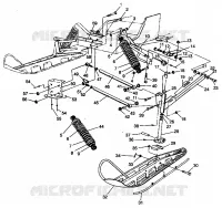FRONT SUSPENSION AND SKI 500 EFI 0942774 AND EFI SKS 0942574 (4924982498009A)