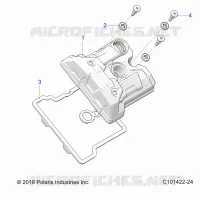 ENGINE, VENTILDECKEL