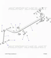 SUSPENSION, REAR STABILISATORSTANGE