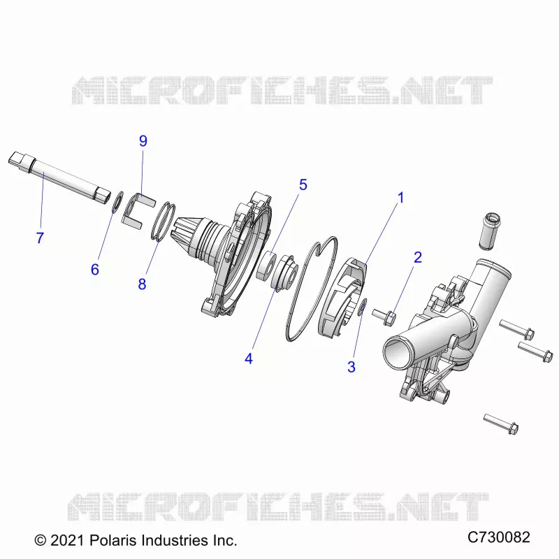 MOTOR, WATERPUMP ASSEMBLY