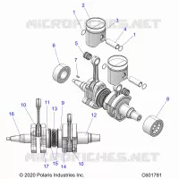 ENGINE, PISTON AND KURBELWELLE