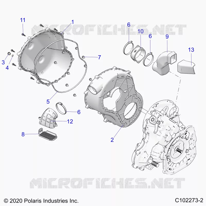 BODY, CLUTCH COVER