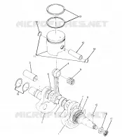 KURBELWELLE AND KOLBEN 250 4X4 / W928127 (4922872287C014)