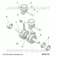 ENGINE, PISTON AND KURBELWELLE
