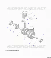 ENGINE, PISTON AND KURBELWELLE