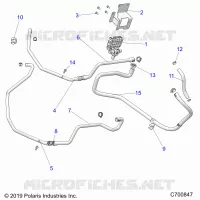 INSTRUMENTENTAFEL, HEATER ROUTING