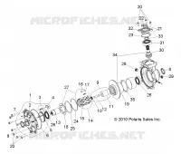 ANTRIEB, FRONT GETRIEBEGEHÄUSE INTERNALS