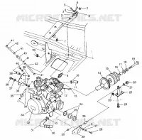MOTORAUFHÄNGUNG (SPORT) Sport 400L W97BA38C (4940124012A009)