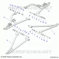 FRONT SUSPENSION CONTROL ARMS