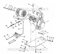 MOTORAUFHÄNGUNG SPORT 0980443 and SPORT TOURING 0980243 (4942054205C003)