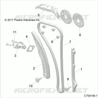 CAM CHAIN AND TENSIONER