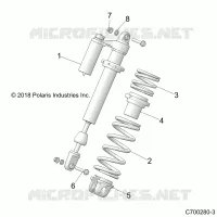 SUSPENSION, FRONT SHOCK MOUNTING