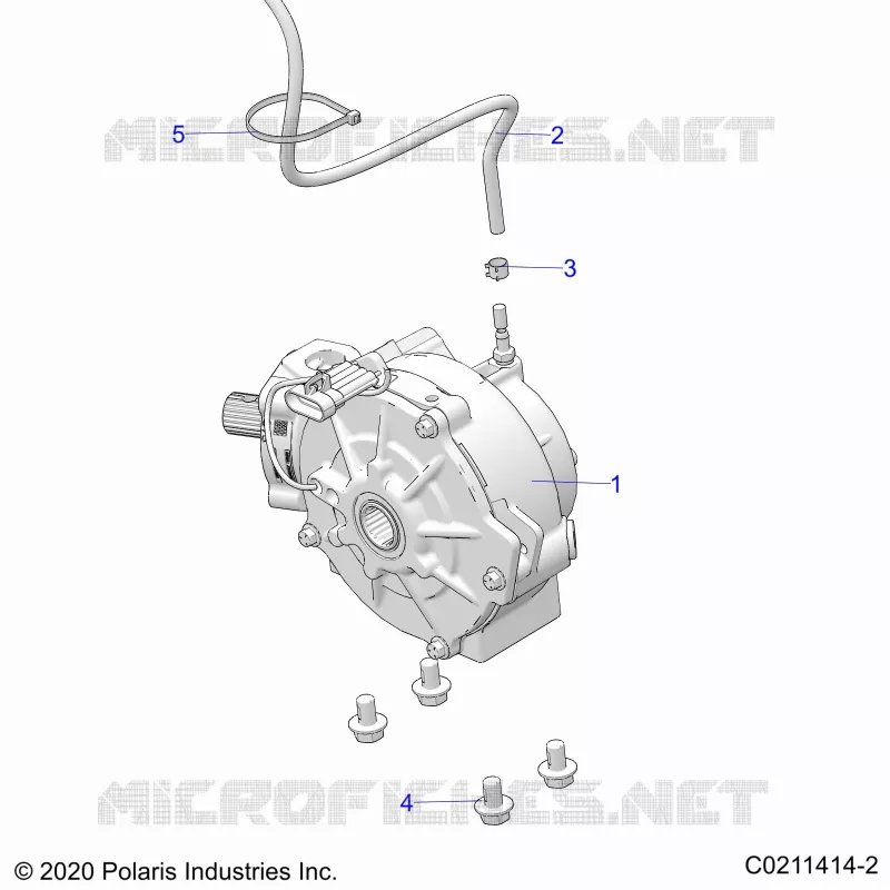 ANTRIEB, FRONT GEARCASE MOUNTING