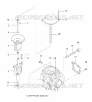 MOTOR, VERGASER, UPPER