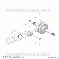ENGINE, KURBELWELLE AND PISTON