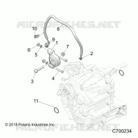 DRIVE TRAIN, MAIN GEARCASE MOUNTING