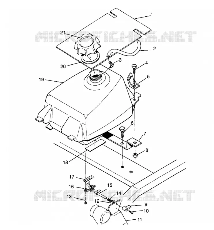 TANK ASSEMBLY 6x6 400L