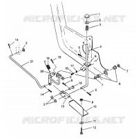 FOOT PEDAL   BREMSE 6X6 400L NORWEGIAN N968740 (4935963596C001)