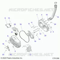 ANTRIEB, CLUTCH COVER AND DUCTING