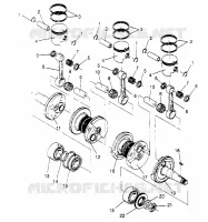 KOLBEN   KURBELWELLE RXL TOURING 0950869 (4928982898C012)