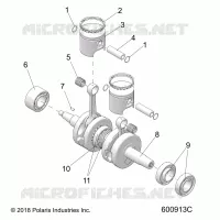 ENGINE, PISTON AND KURBELWELLE