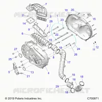 ANTRIEB, CLUTCH COVER AND DUCTING