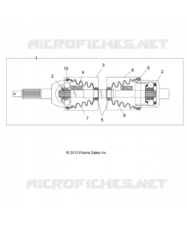 DRIVE TRAIN, HINTEN DRIVE SHAFT, 1333335