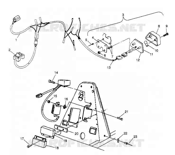 ELEKTRIC/RÜCKLICHT ASSEMBLY TRAIL BLAZER W947221 (4926832683C002)