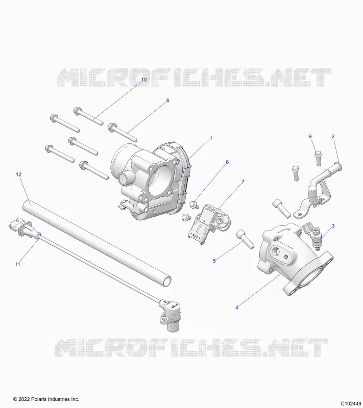 ENGINE, DROSSELKLAPPENGEHÃ„USE AND FUEL RAIL