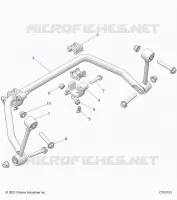 SUSPENSION, FRONT, STABILISATORSTANGE